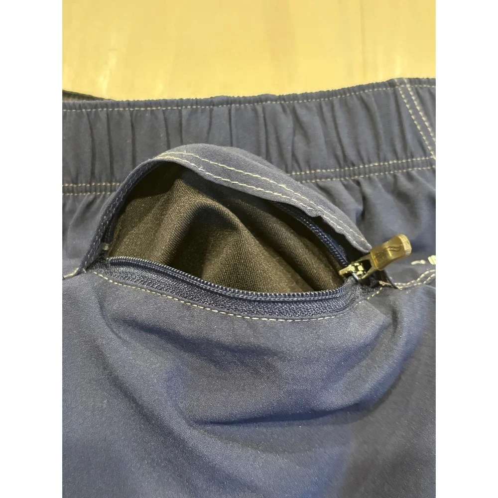 Saucony‎ Mens RunDry Running Shorts Navy Blue Large SA80613-MIDMIO Athletic